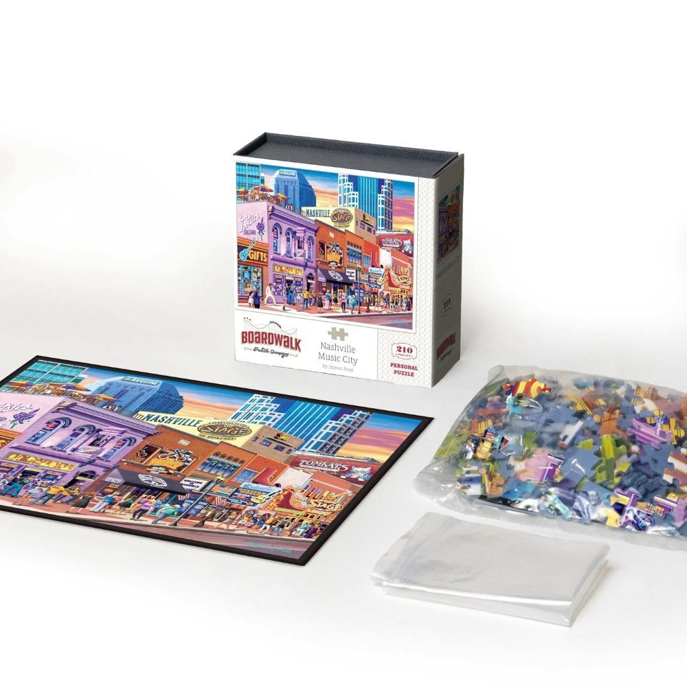 Boardwalk Nashville Music City Personal Puzzle, 210-Pc