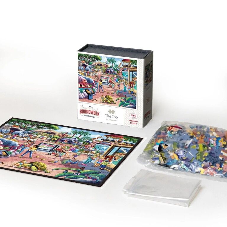 Boardwalk Puzzle Company The Zoo Personal Puzzle, 210-Pc