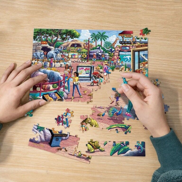 Boardwalk Puzzle Company The Zoo Personal Puzzle, 210-Pc