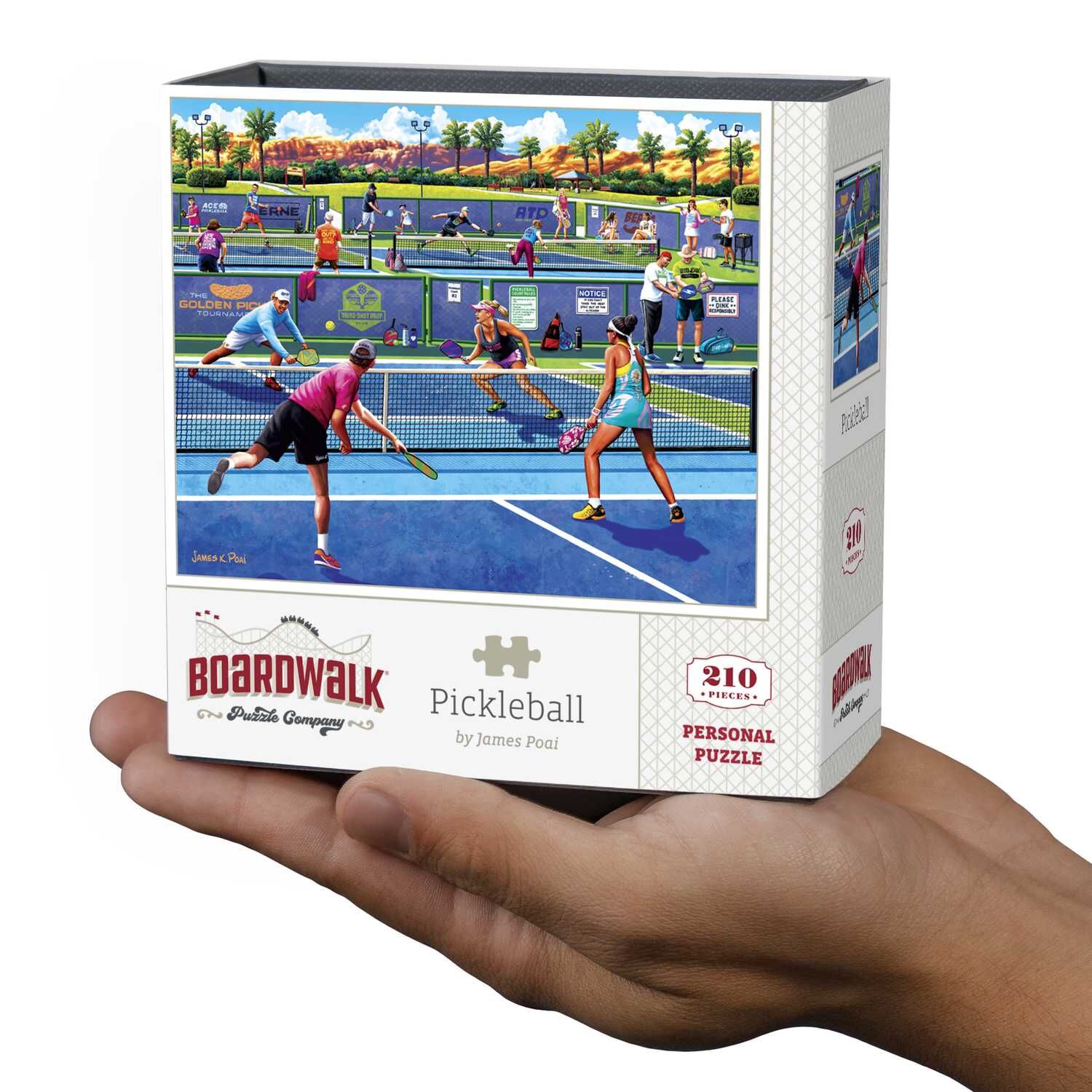 Boardwalk Pickleball Personal Puzzle, 210-Pk