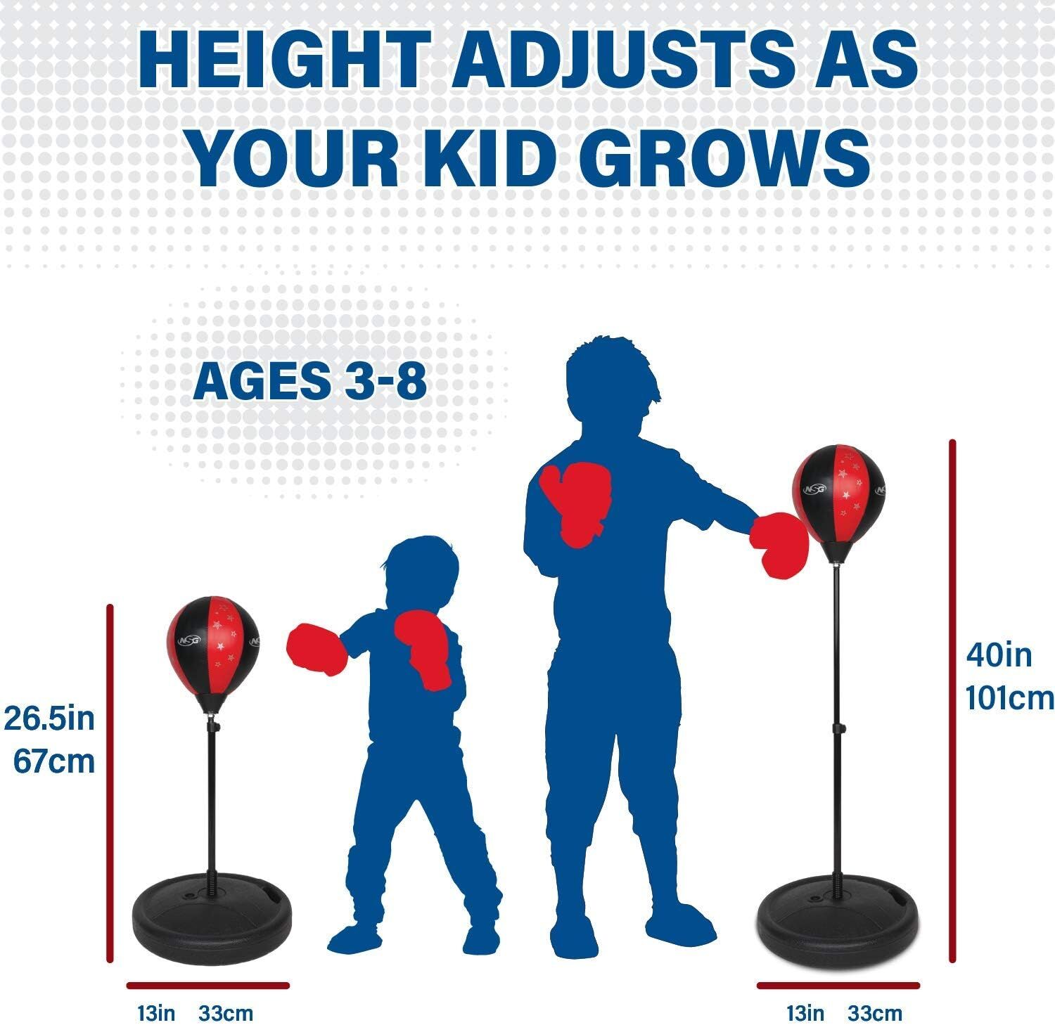 National Sporting Goods Kid's Free Standing Boxing Set