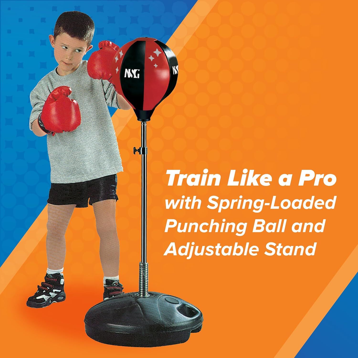 National Sporting Goods Kid's Free Standing Boxing Set