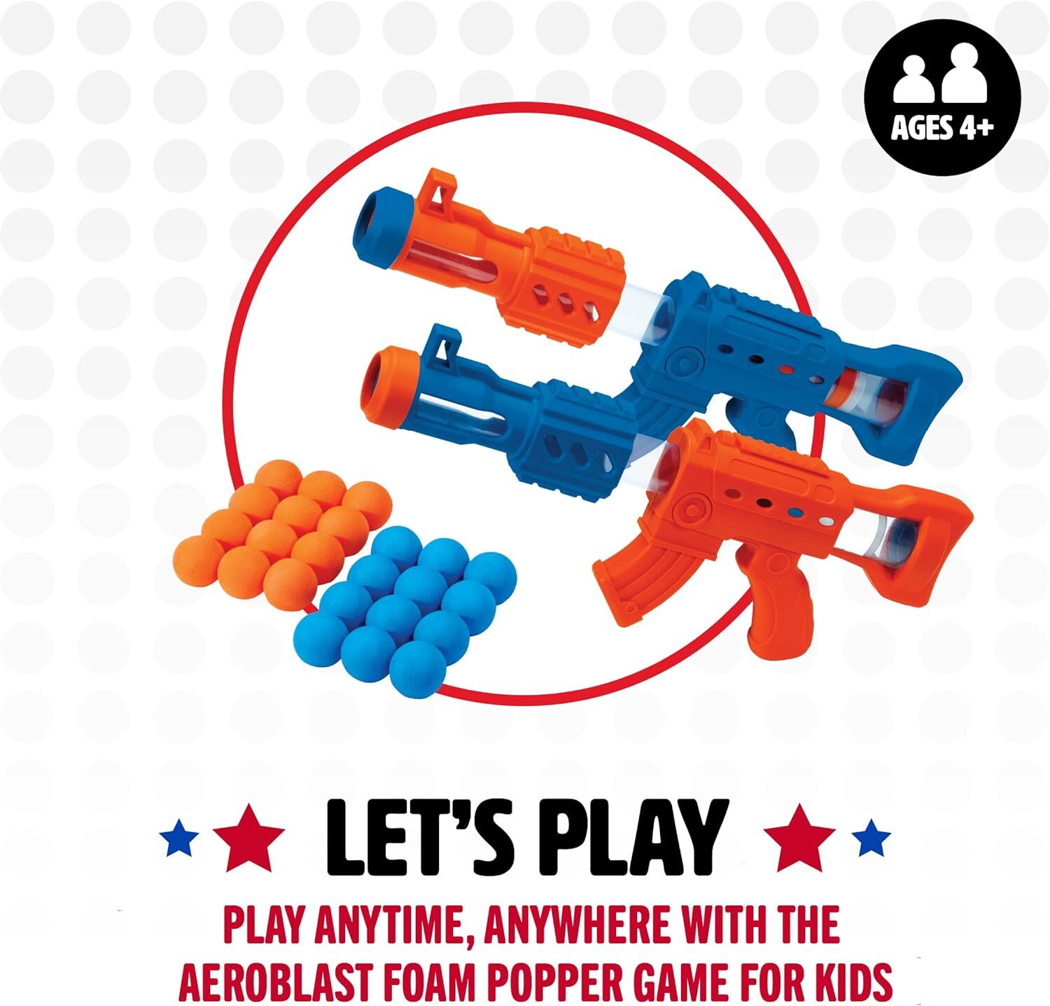 National Sporting Goods Kid's Aeroblast Foam Ball Shooting Game