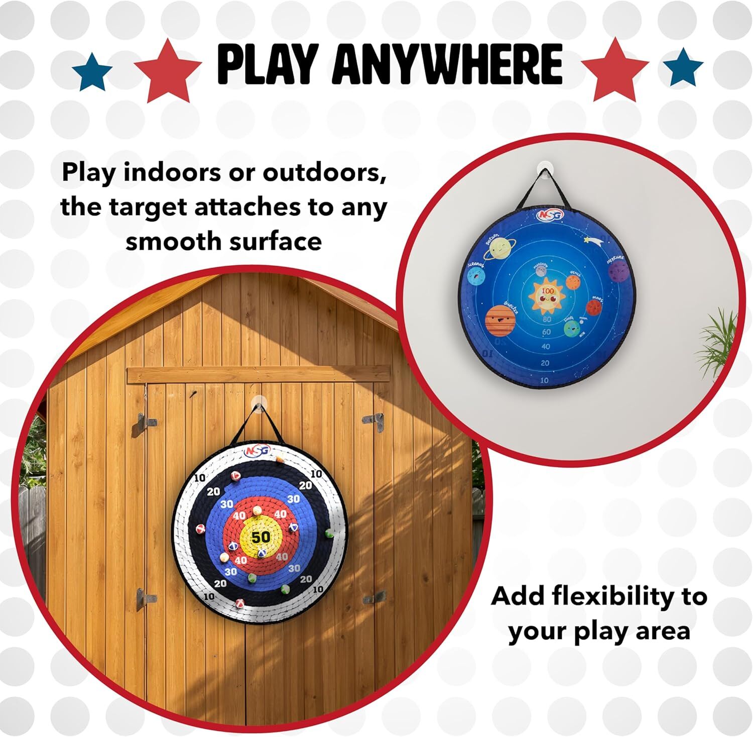 National Sporting Goods Kid's Giant Target Toss, 30-In