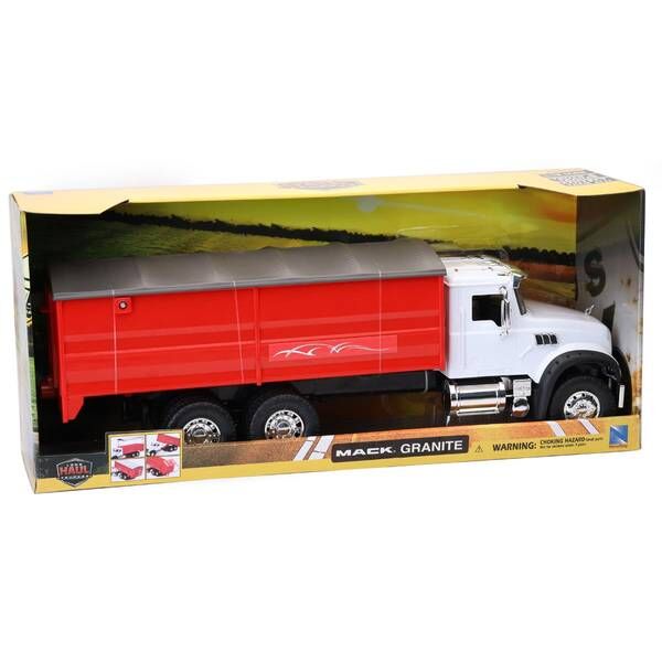 New Ray 1:18 Mack Short Bed Grain Hauler Toy