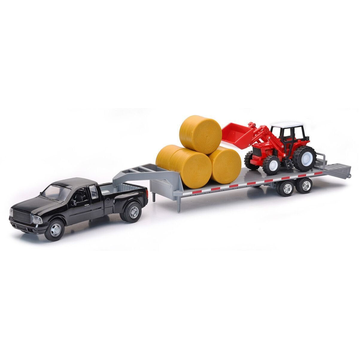 New Ray 1:32 Scale Long Haul Pickup With Trailer & Tractor