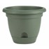 Bloem 12 in Lucca Self Watering Planter With Saucer - Living Green