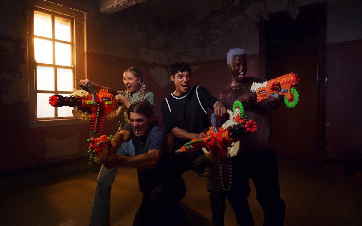 Zuru X-Shot Insanity Horror Fire Dread Hammer Toy Dart Blaster