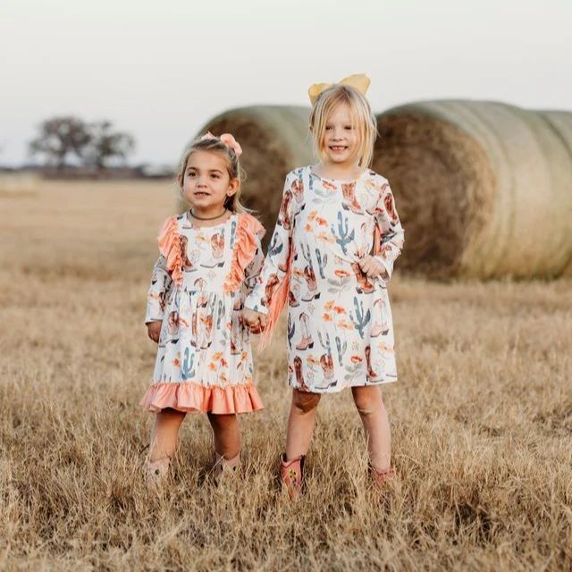 Shea Baby Kids' Cactus Fringe Dress