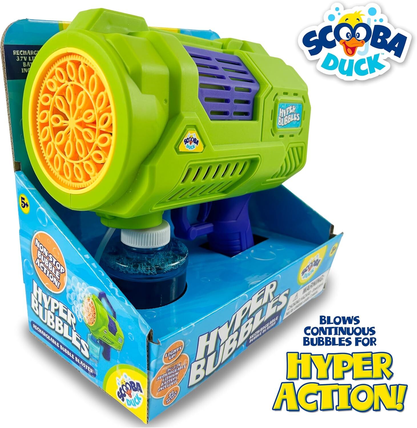 Scooba Duck Hyper Bubbles Rechargeable Blaster