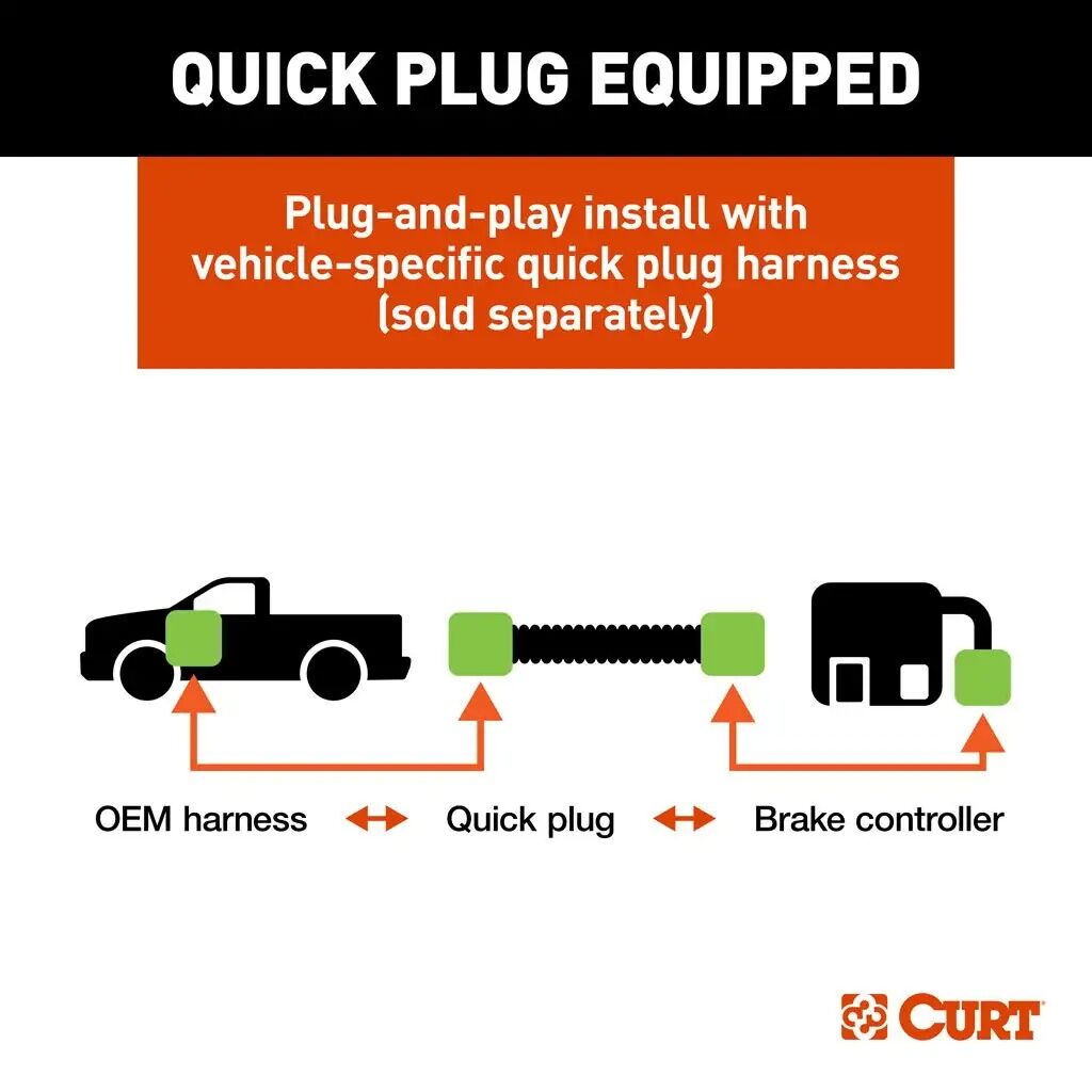 Curt Discovery Next Trailer Brake Controller Time-Delay
