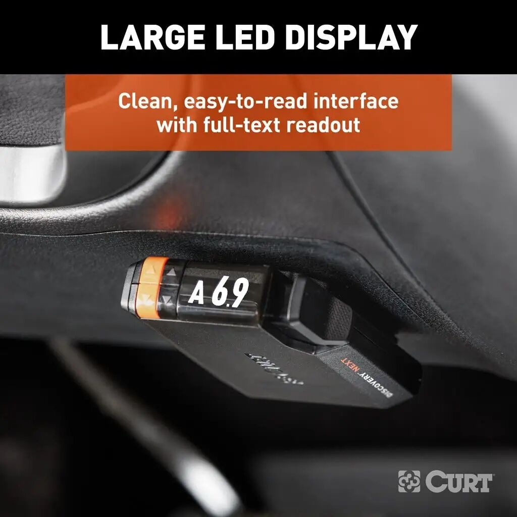 Curt Discovery Next Trailer Brake Controller Time-Delay