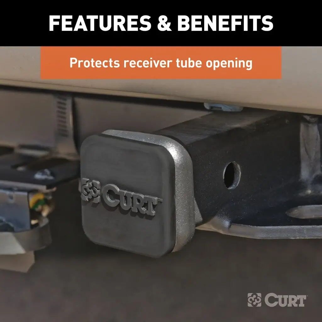 Curt Rubber Hitch Tube Cover 1 1/4-In