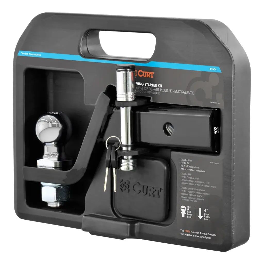 Curt Towing Starter Kit 4-In Drop With 2-In Ball