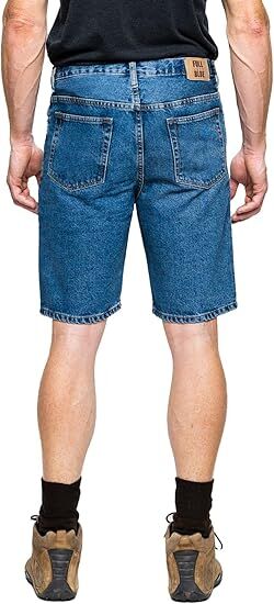 Full Blue Men's Regular Fit 5 Pocket Denim Short
