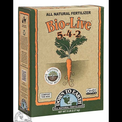 Down To Earth Bio-Live 5-4-2 Fertilizer - 5 lb