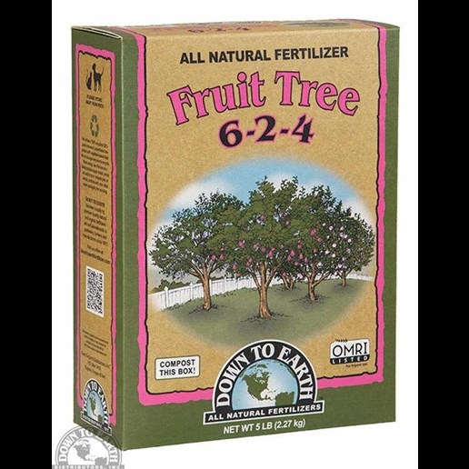 Down To Earth Fruit Tree 6-2-4 Fertilizer - 5 lb