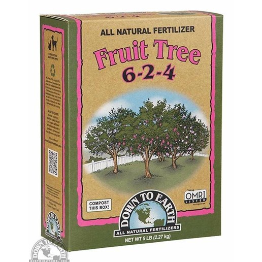 Down To Earth Fruit Tree 6-2-4 Fertilizer - 5 lb