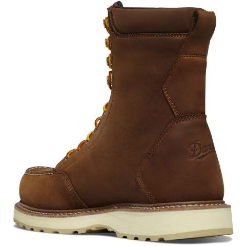 Danner Men's Cedar River 8-In Waterproof Aluminum Toe Boot in Brown