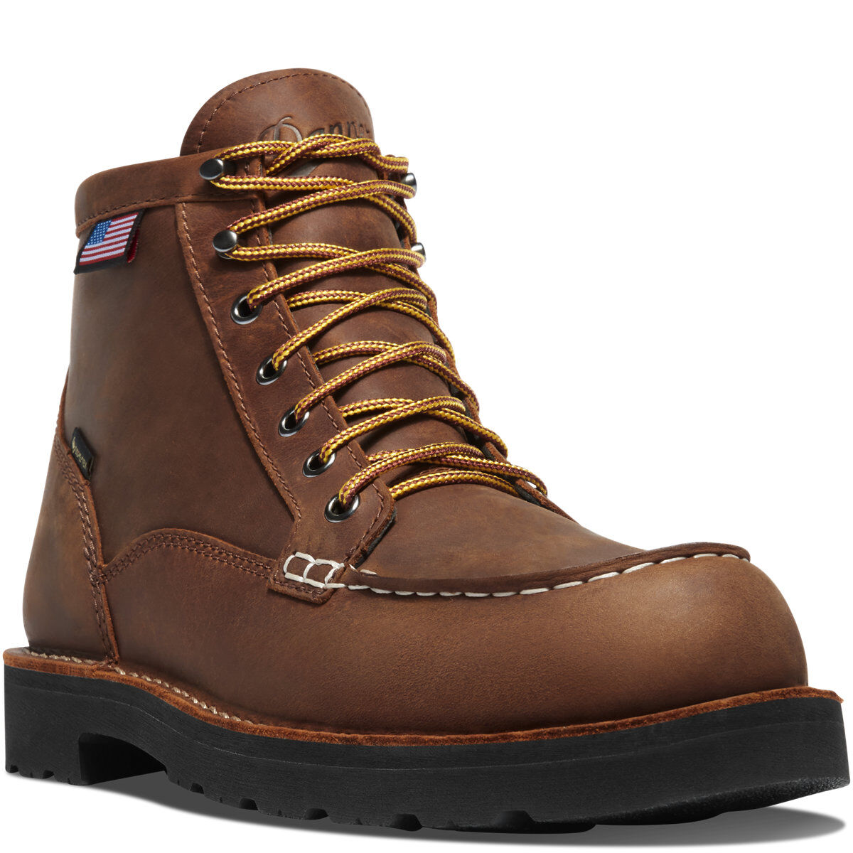 Danner Men's Bull Run GTX Steel Toe Boot in Tobacco