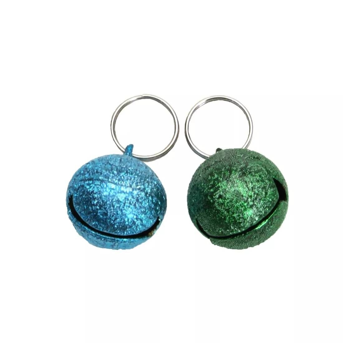 Coastal Pet Products Frosted Designer Cat Bells, Male Tones, 2 pack