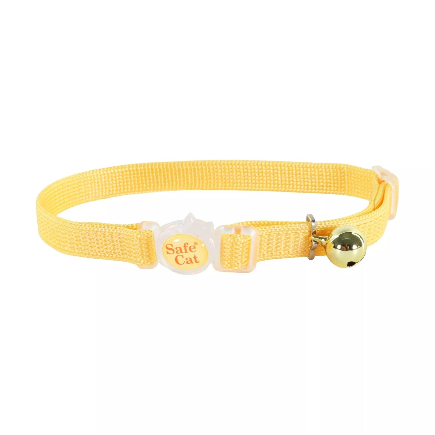 Safe Cat Adjustable Snap-Proof Breakaway Collar, Banana Boat, 3/8 in. x 8 - 12 in.