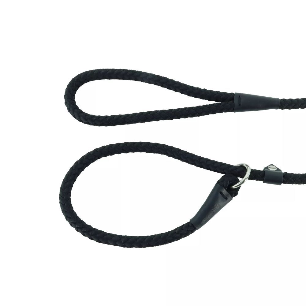 Coastal Pet Products Black Rope Slip Dog Leash, 1/2-In x 6-Ft
