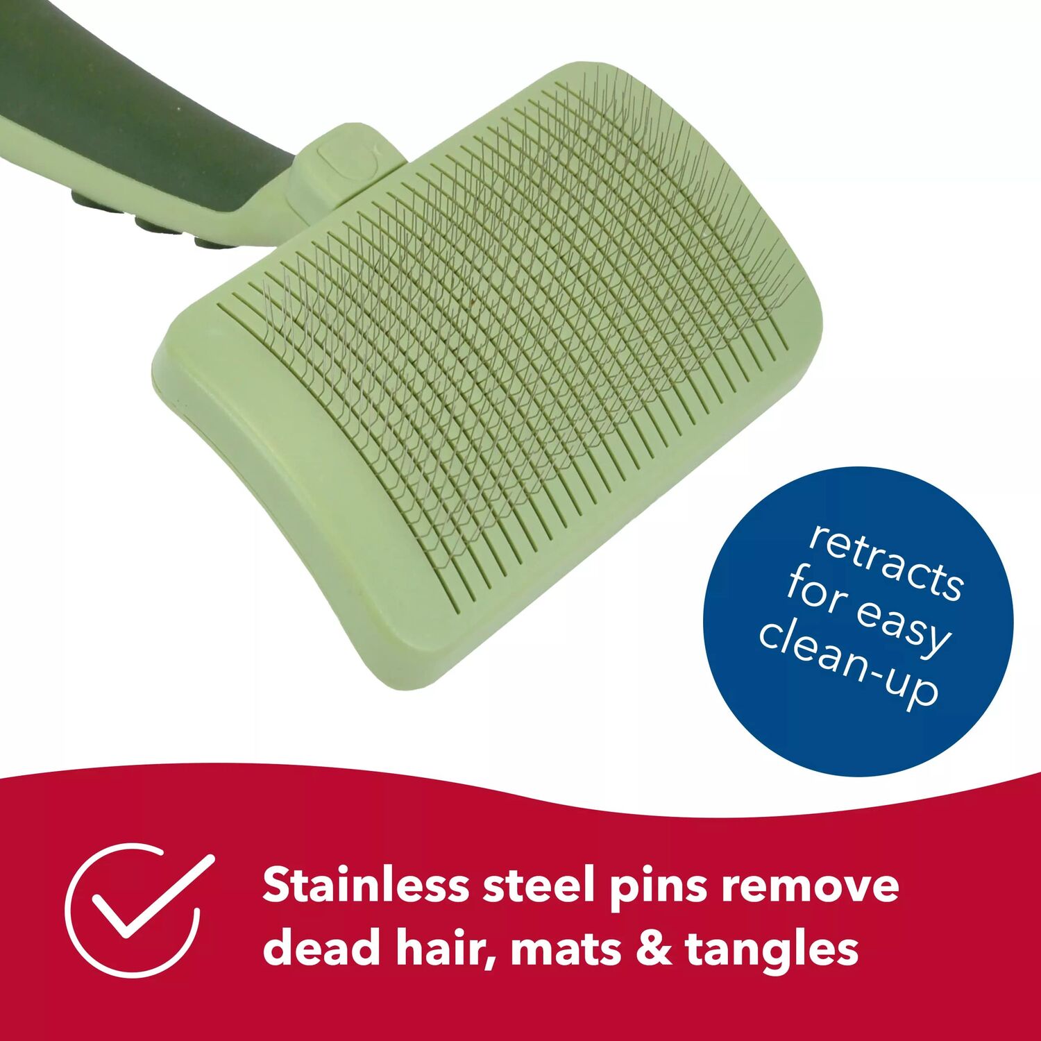 Coastal Pet Products Safari Self-Cleaning Slicker Dog Brush