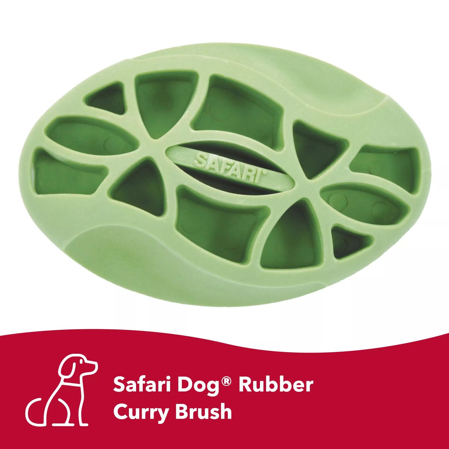 Safari by Coastal Soft Tip Curry Brush For Dogs