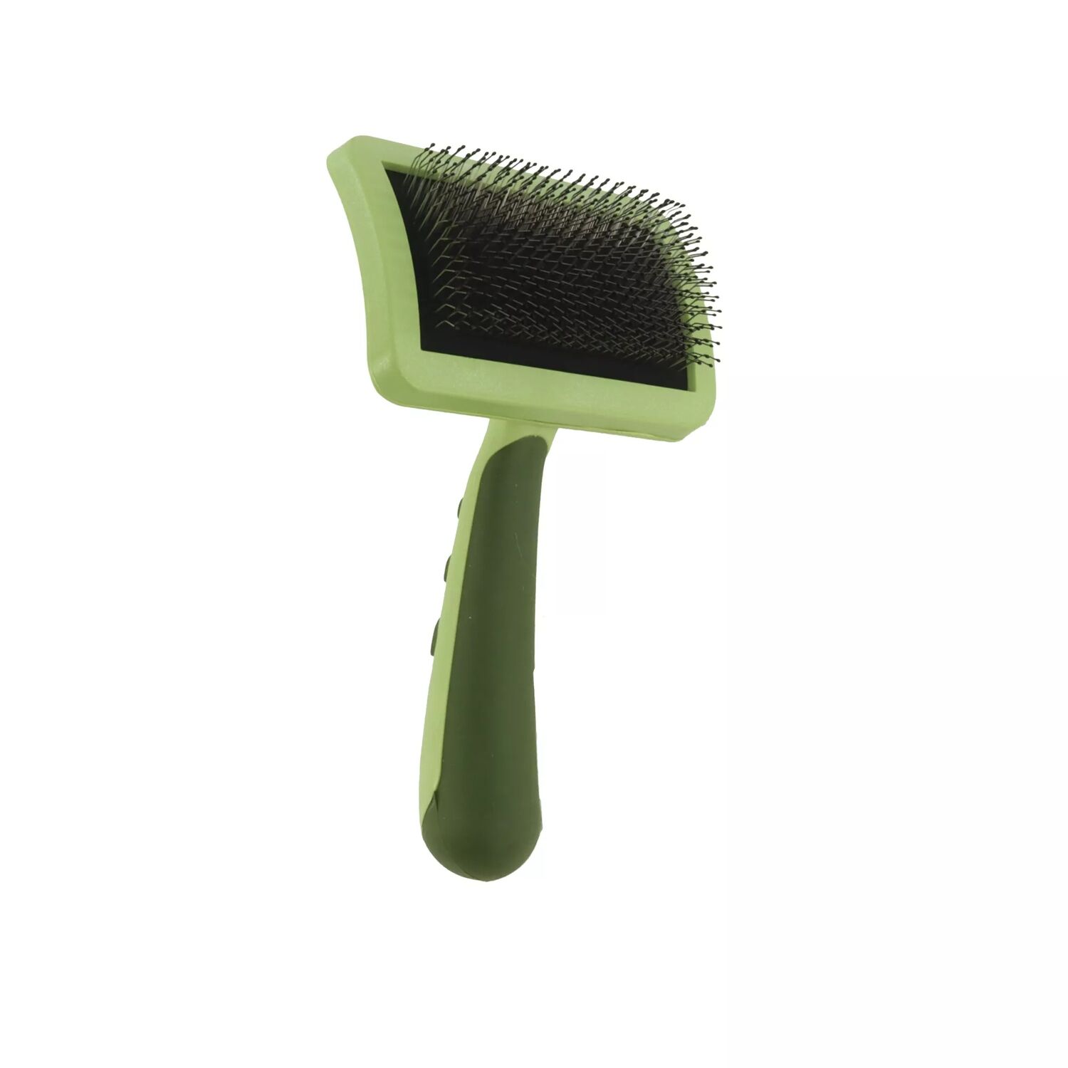 Safari Curved Firm Slicker Medium Dog Brush, 6.75 X 4.25-In