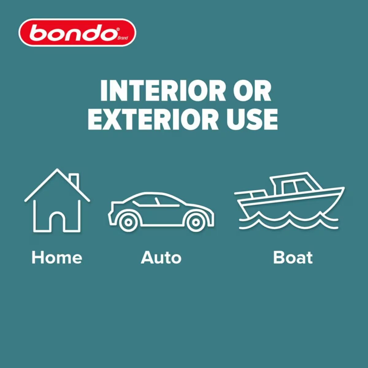 3M Bondo Short Strand Fiberglass Reinforced Filler, 1-Qt