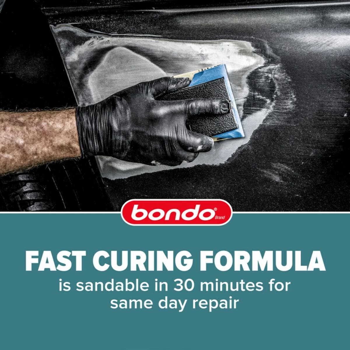 3M Bondo Short Strand Fiberglass Reinforced Filler, 1-Qt