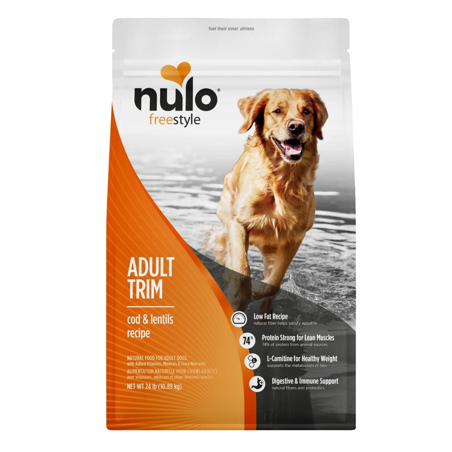 Nulo FreeStyle Trim Cod & Lentils Recipe Dog Food, 24 lb.