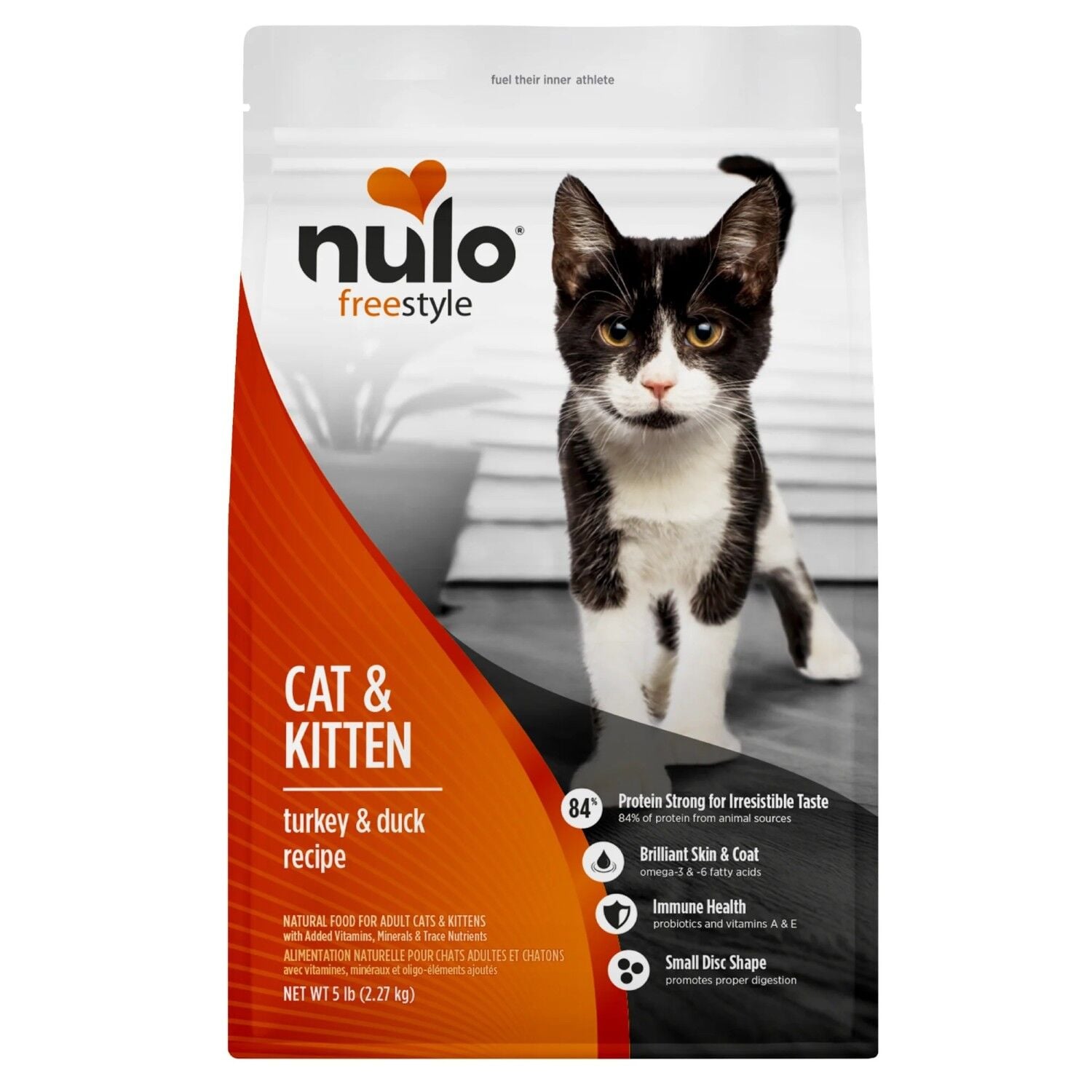 Nulo FreeStyle Cat & Kitten Turkey & Duck Recipe Cat Food, 5 lb.