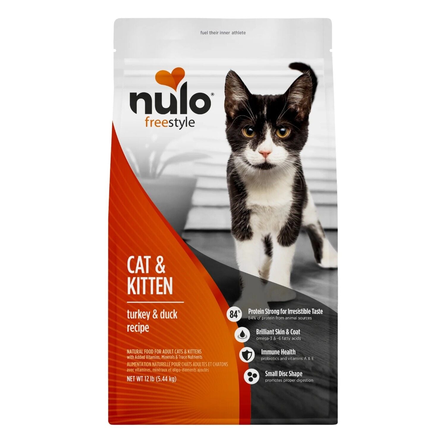 Nulo FreeStyle Cat & Kitten Turkey & Duck Recipe Cat Food, 12 lb.