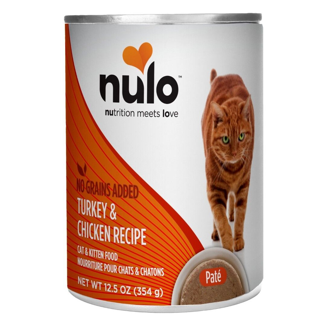 Nulo Paté Turkey & Chicken Recipe Cat Food, 12.5 oz.