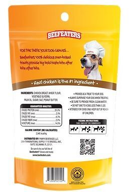 Beefeaters Chicken Wrapped Peanut Butter Biscuits, 4.5-Oz