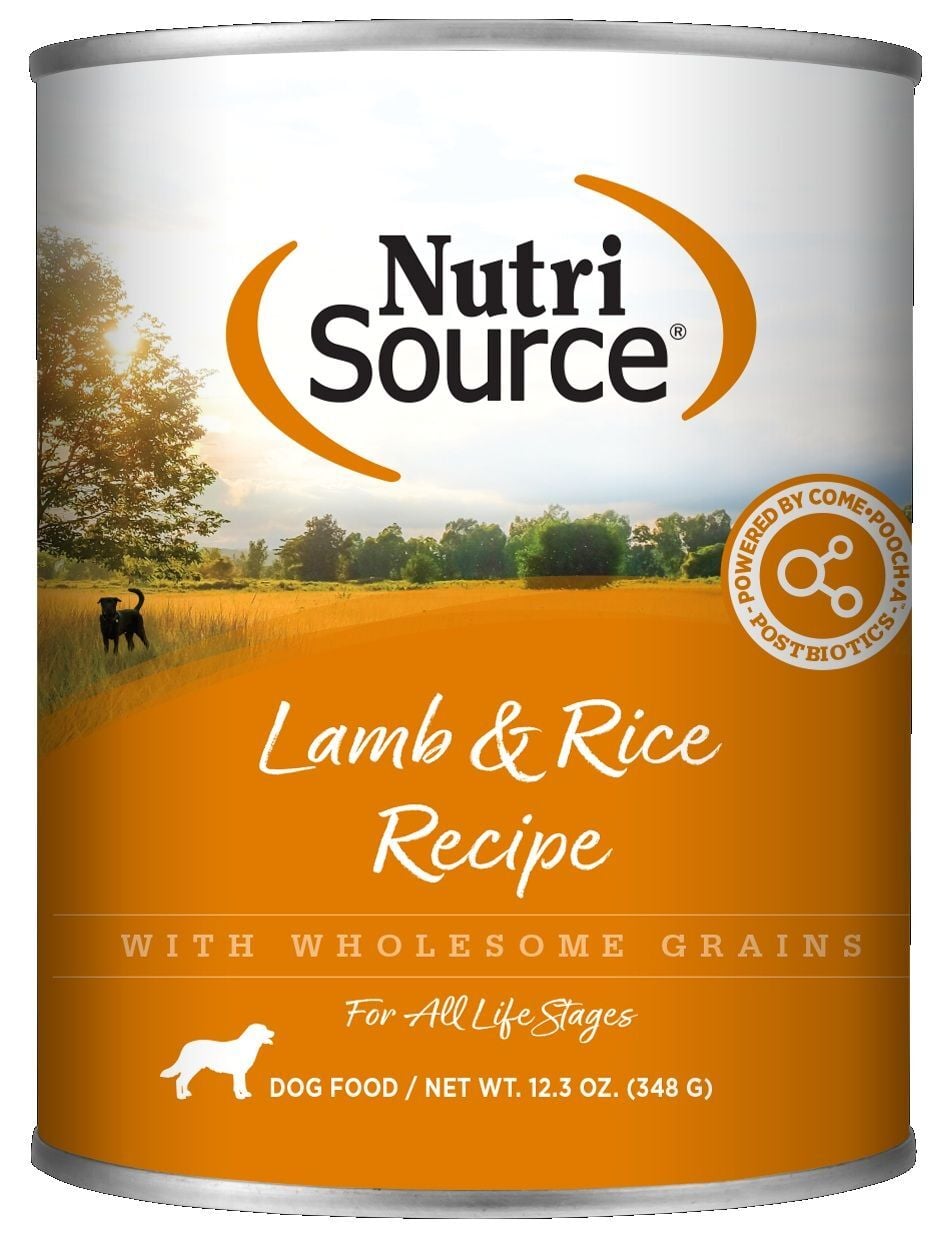 NutriSource Lamb & Rice Formula Dog Food, 13-Oz