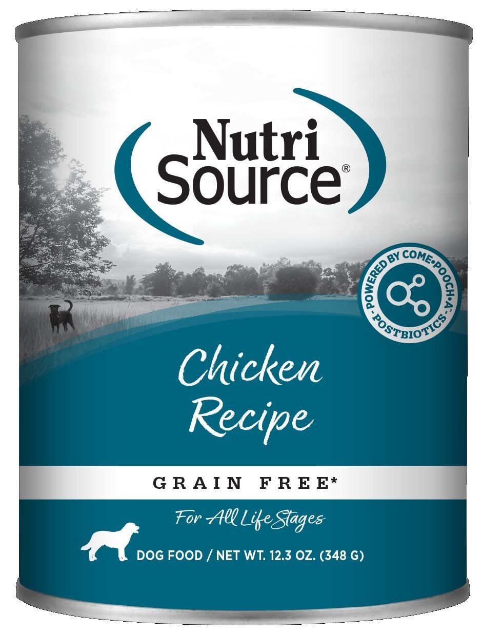 NutriSource Grain Free Chicken Formula Dog Food, 12.3-Oz