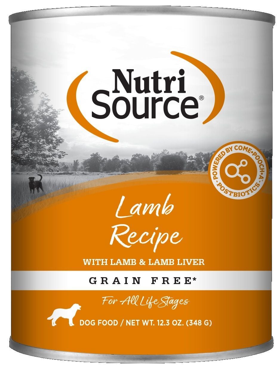 NutriSource Grain Free Lamb Formula Dog Food, 12.3-Oz