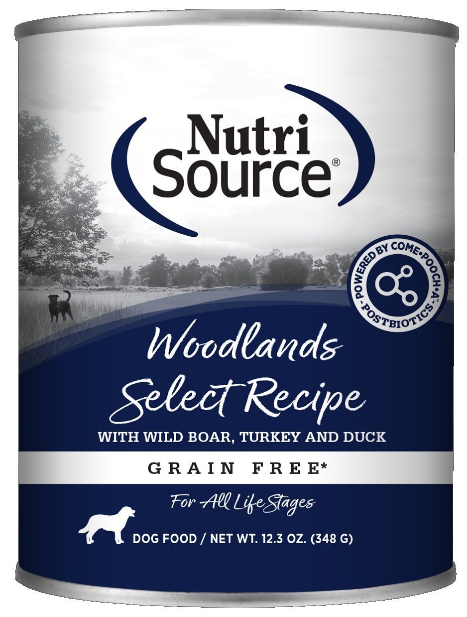 NutriSource Woodlands Select Dog Food, 12.3-Oz