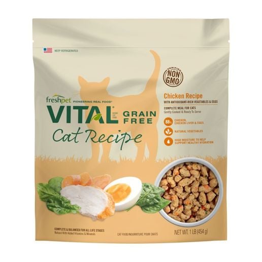Freshpet Vital Grain Free Chicken Recipe with Antioxidant-Rich