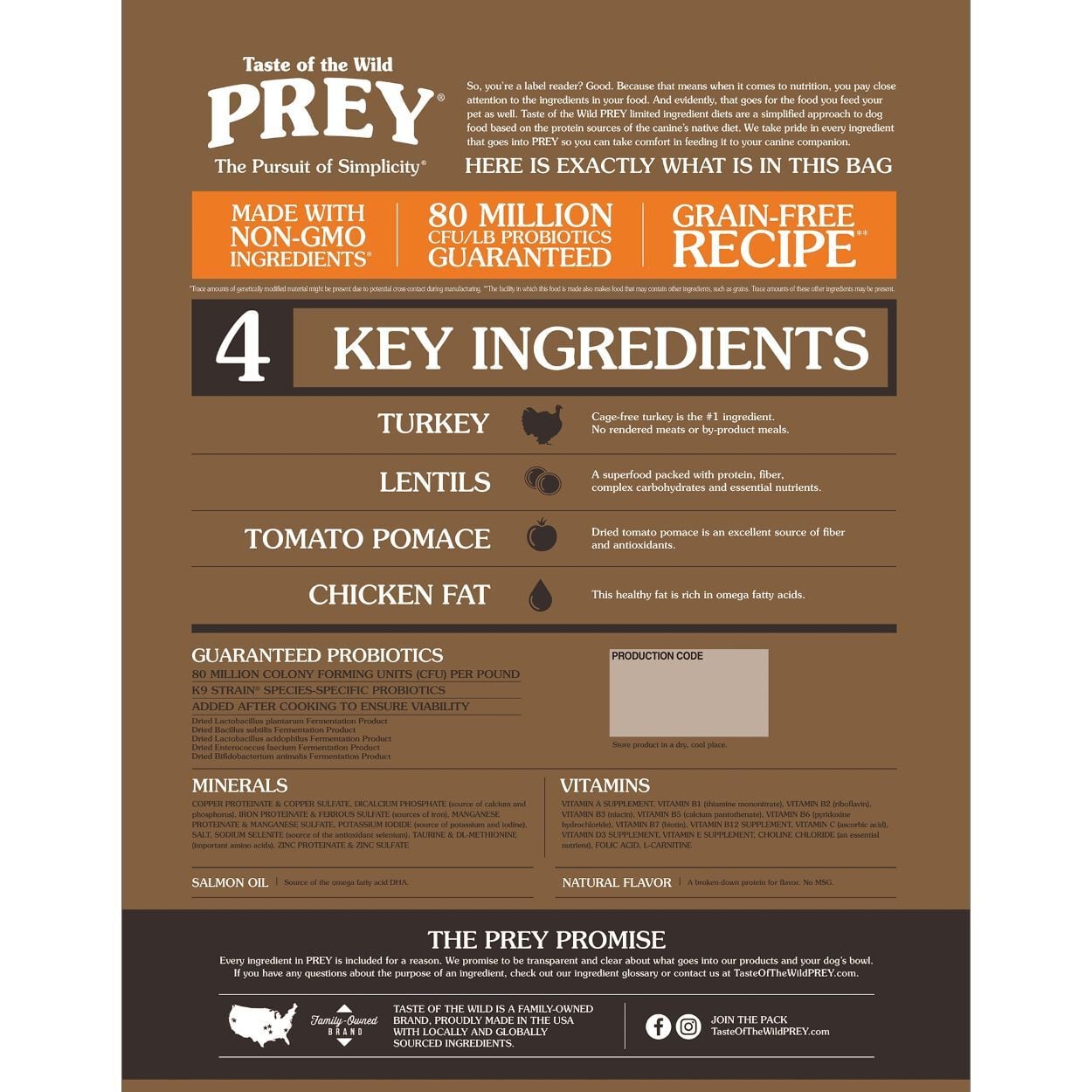 Taste of The Wild Turkey Limited Ingredient Recipe Dog Food, 8-Lb