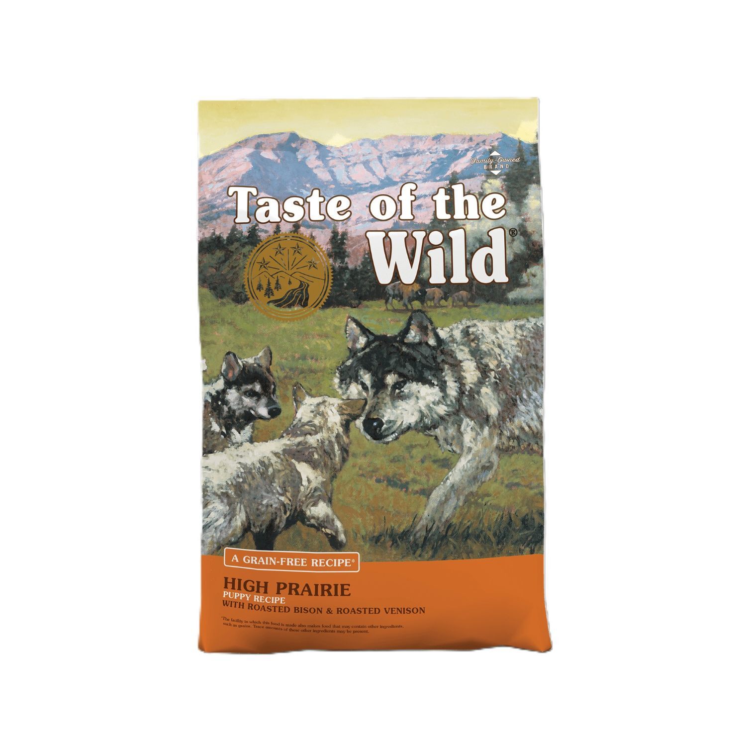 Tast of the Wild High Prairie Puppy Recipe with Roasted Bison & Roasted Venison Dog Food, 30-Lb