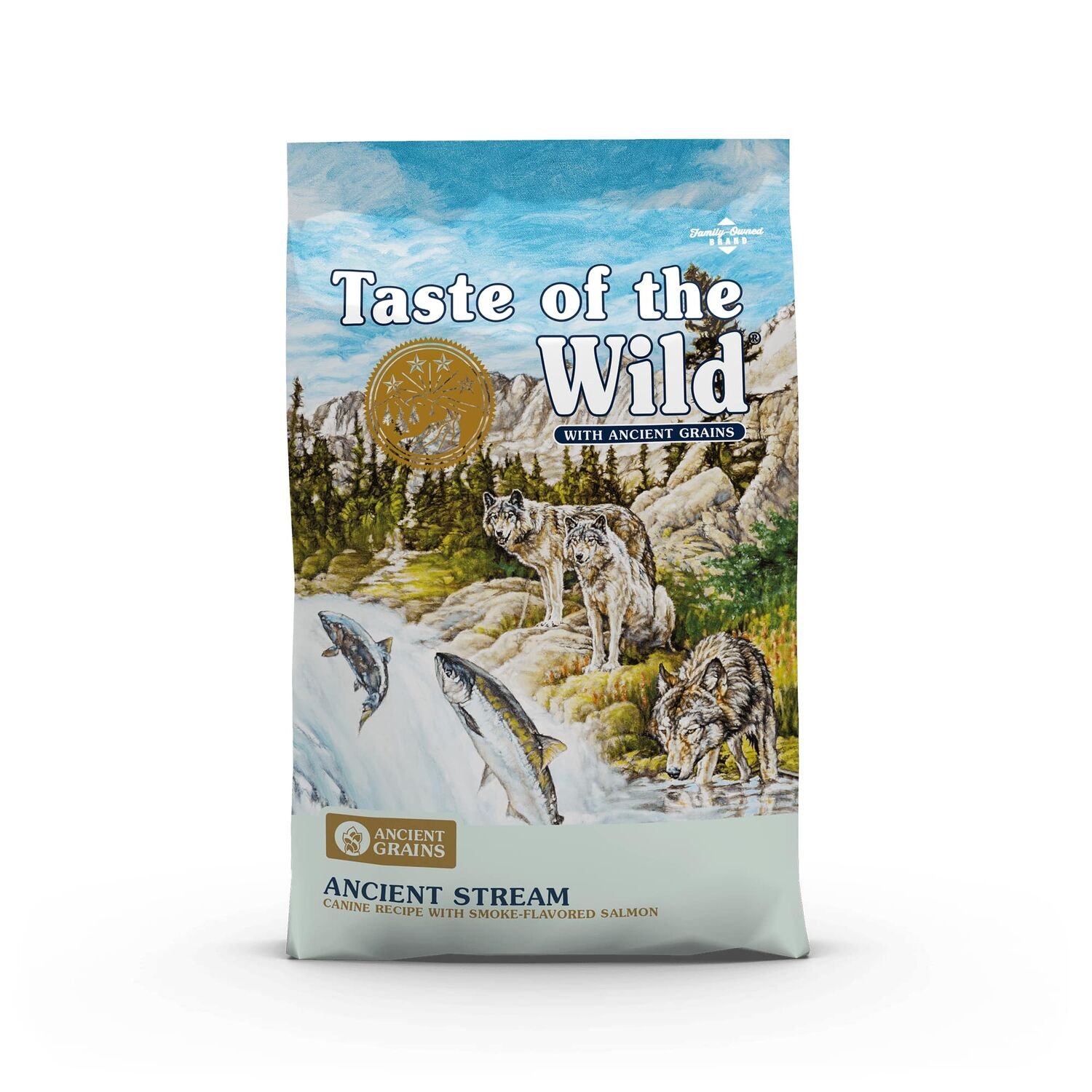Taste Of The Wild Ancient Stream Canine Recipe With Smoke-Flavored Salmon Dog Food,  28-Lb
