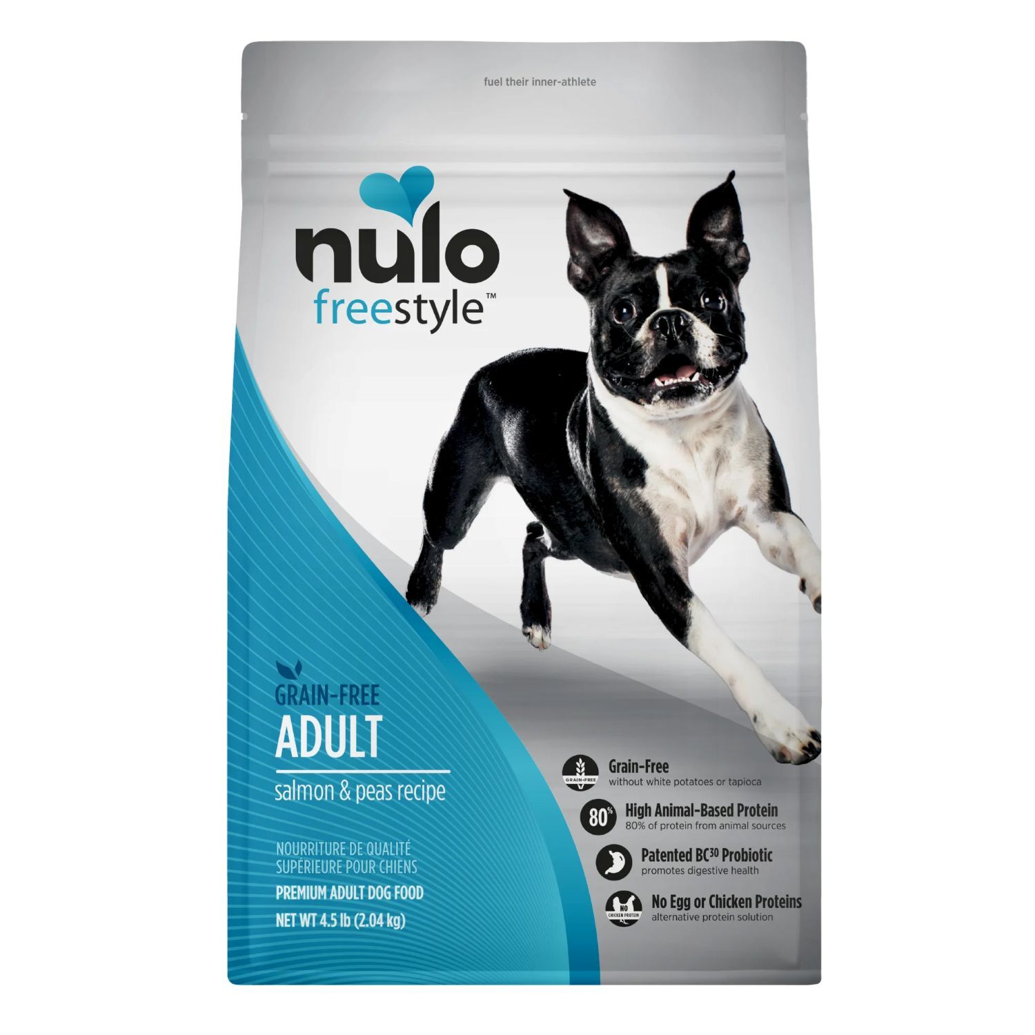 Nulo FreeStyle High-Protein Kibble Salmon & Peas Recipe Dog Food, 24-Lb