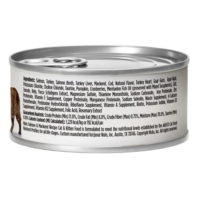 Nulo FreeStyle Salmon & Mackerel Recipe Cat Food, 5.5-Oz
