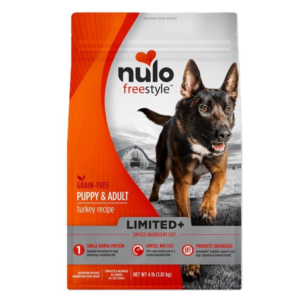 Nulo FreeStyle High-Protein Kibble Limited+ Turkey Recipe Dog Food, 22-Lb