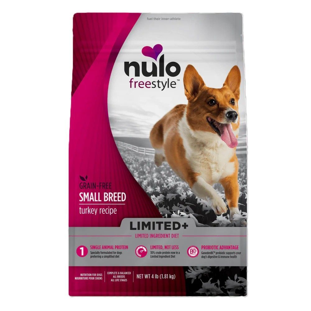 Nulo FreeStyle High-Protein Kibble Limited+ Small Breed Turkey Recipe Dog Food, 10-Lb