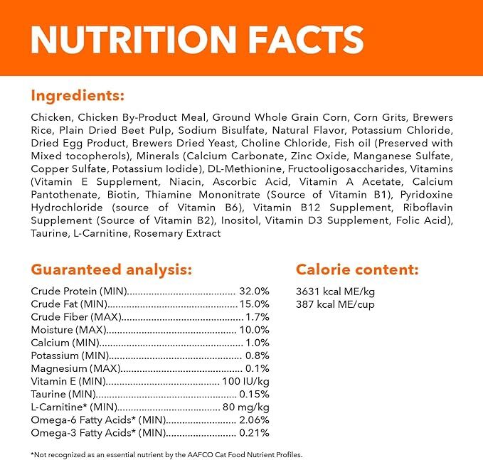 IAMS Proactive Health Adult Urinary Tract Healthy Dry Cat Food With Chicken, 7-Lb